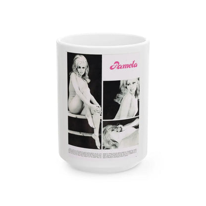 Pamela Tiffin #28 (Vintage Female Icon) White Coffee Mug-15oz-Go Mug Yourself