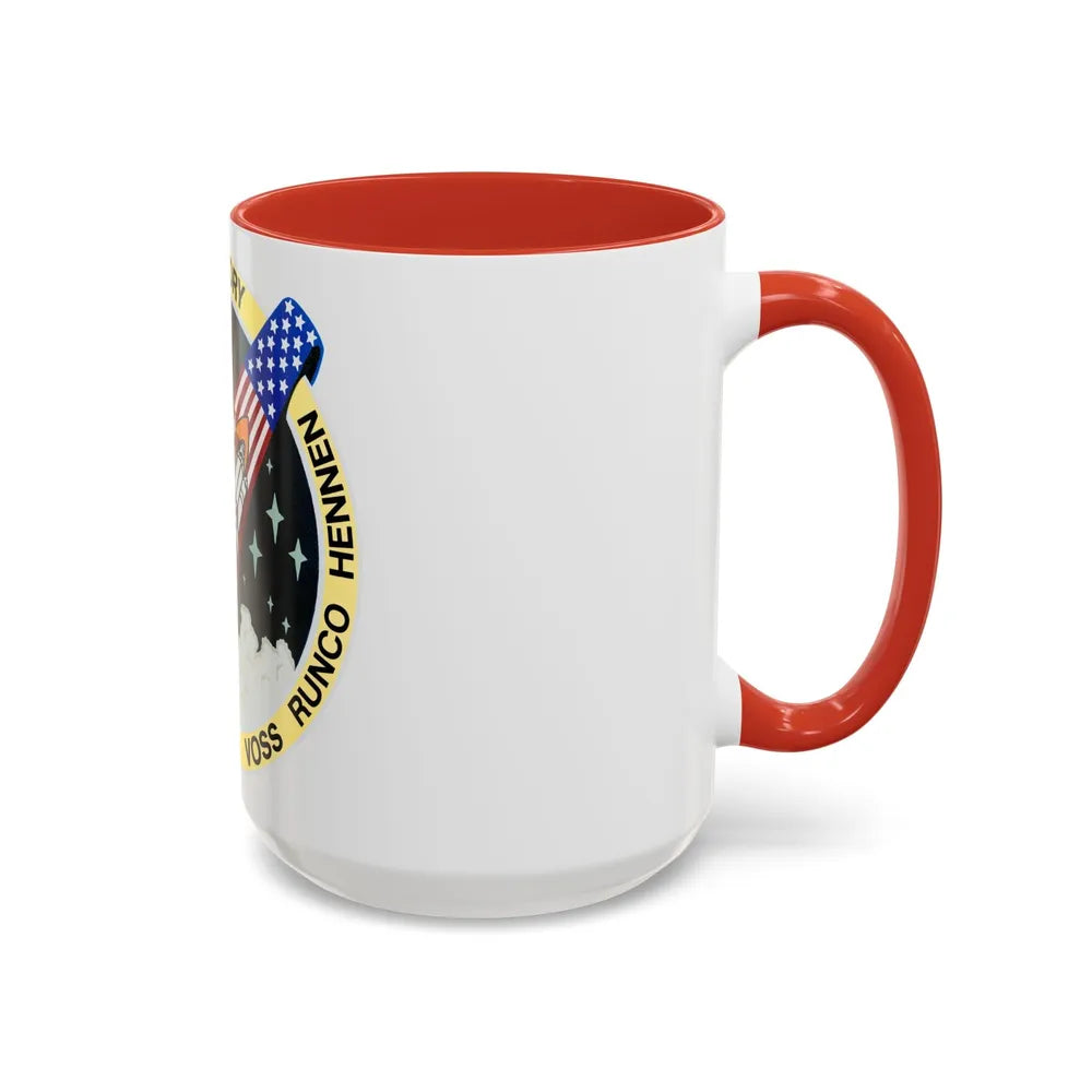 STS 44 (NASA) Accent Coffee Mug-Go Mug Yourself