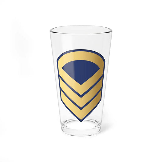 04. KAF SFC (Kuwait) (Military Rank) Pint Glass 16oz 16oz - Go Mug Yourself