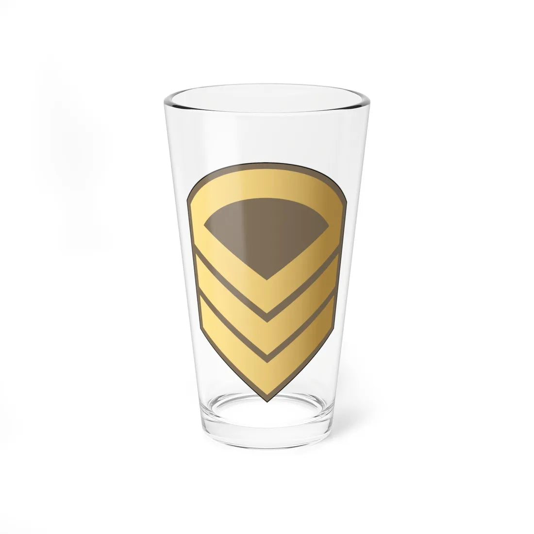04. KLF SFC (Kuwait) (Military Rank) Pint Glass 16oz 16oz - Go Mug Yourself
