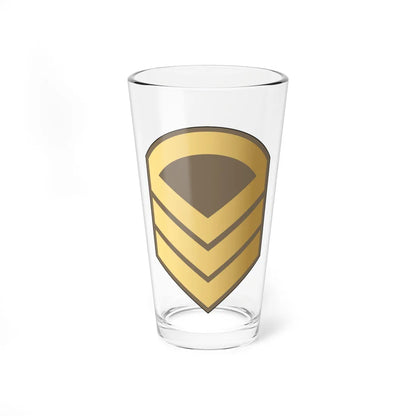 04. KLF SFC (Kuwait) (Military Rank) Pint Glass 16oz 16oz - Go Mug Yourself