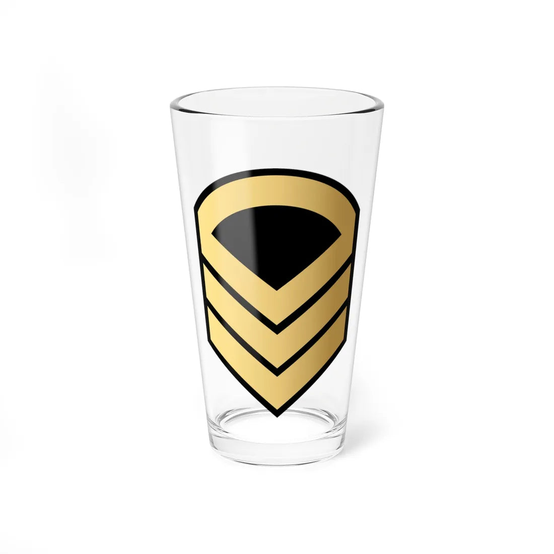 04. KNF SFC (Kuwait) (Military Rank) Pint Glass 16oz 16oz - Go Mug Yourself