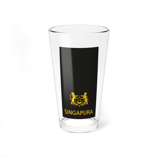 04 RSN OF03 (Singapore) (Military Rank) Pint Glass 16oz 16oz - Go Mug Yourself