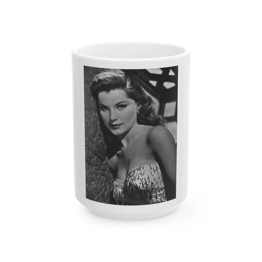 Debra Paget #357 (Vintage Female Icon) White Coffee Mug-15oz-Go Mug Yourself