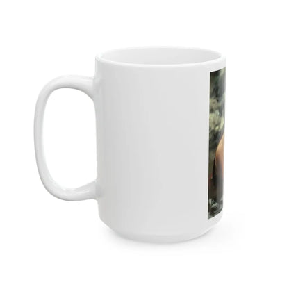 Dawn Richard #107 - Dawn on 2.5x3.5 Playboy Collector Card (Vintage Female Icon) White Coffee Mug-Go Mug Yourself