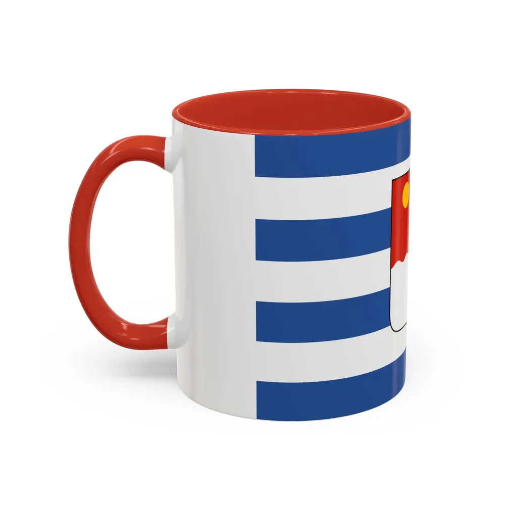 Flag of Batumi Georgia - Accent Coffee Mug-Go Mug Yourself