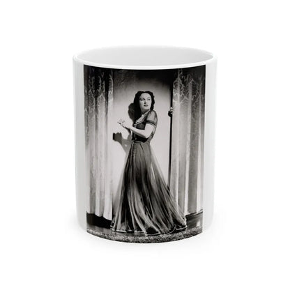 Fay Wray #11 (Vintage Female Icon) White Coffee Mug-11oz-Go Mug Yourself