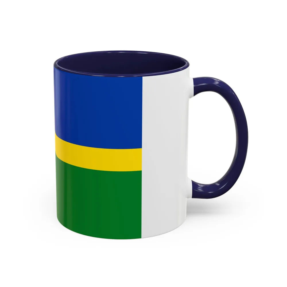 Flag of Flevoland Netherlands - Accent Coffee Mug-Go Mug Yourself