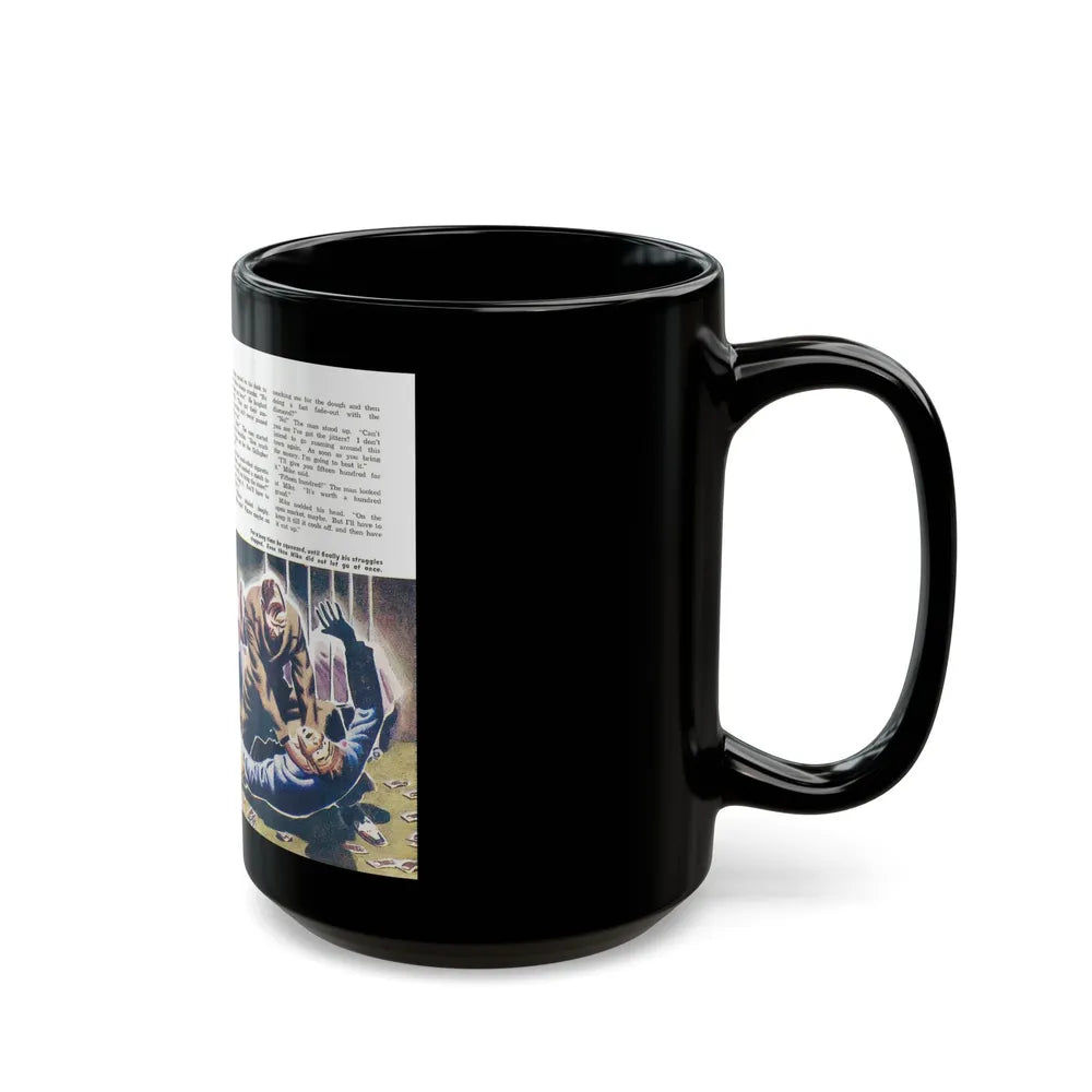 Death for a Penny, Man Junior, October 1948 - Black Coffee Mug-Go Mug Yourself