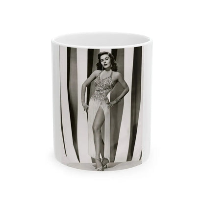 Elaine Stewart #117 1 (Vintage Female Icon) White Coffee Mug-11oz-Go Mug Yourself