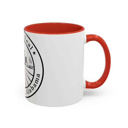 Seal of Birmingham Alabama - Accent Coffee Mug-Go Mug Yourself