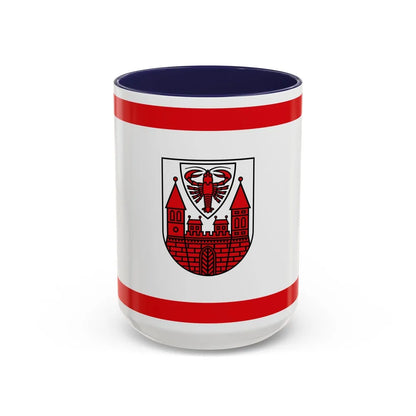 Flag of Cottbus Germany - Accent Coffee Mug-15oz-Navy-Go Mug Yourself