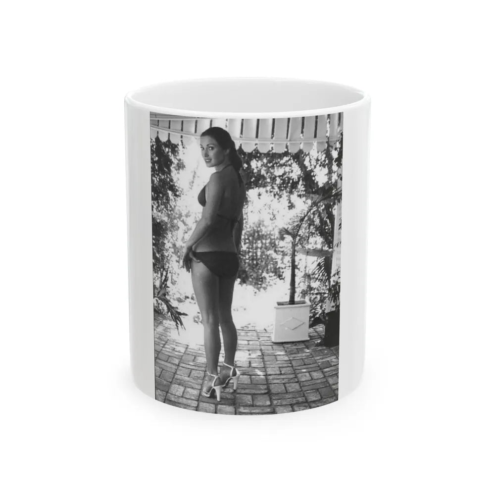 Jane Seymour #64 (Vintage Female Icon) White Coffee Mug-11oz-Go Mug Yourself