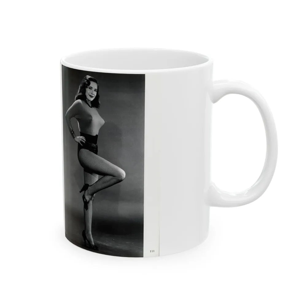 Evelyn West #22 - (Vintage Female Icon) White Coffee Mug-Go Mug Yourself