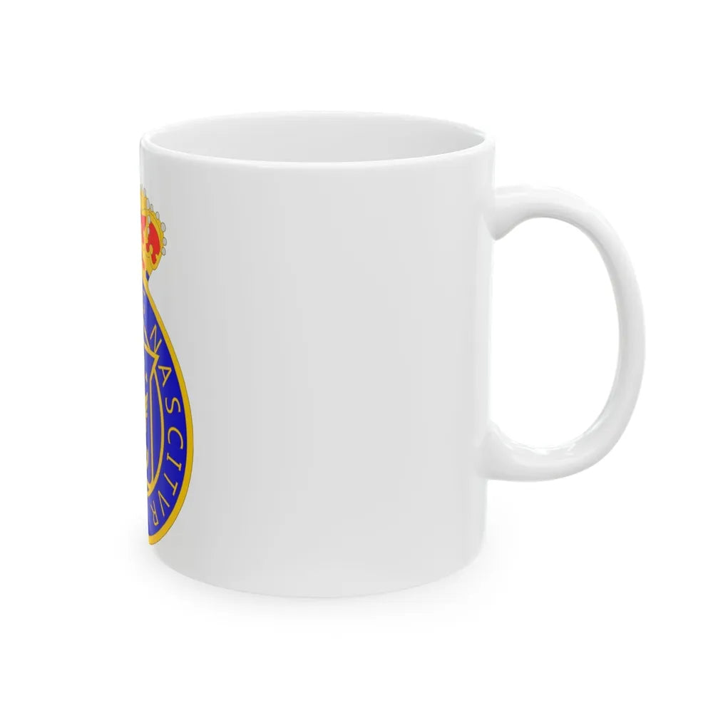 Coat of arms of Kingdom of Haiti - White Coffee Mug-Go Mug Yourself