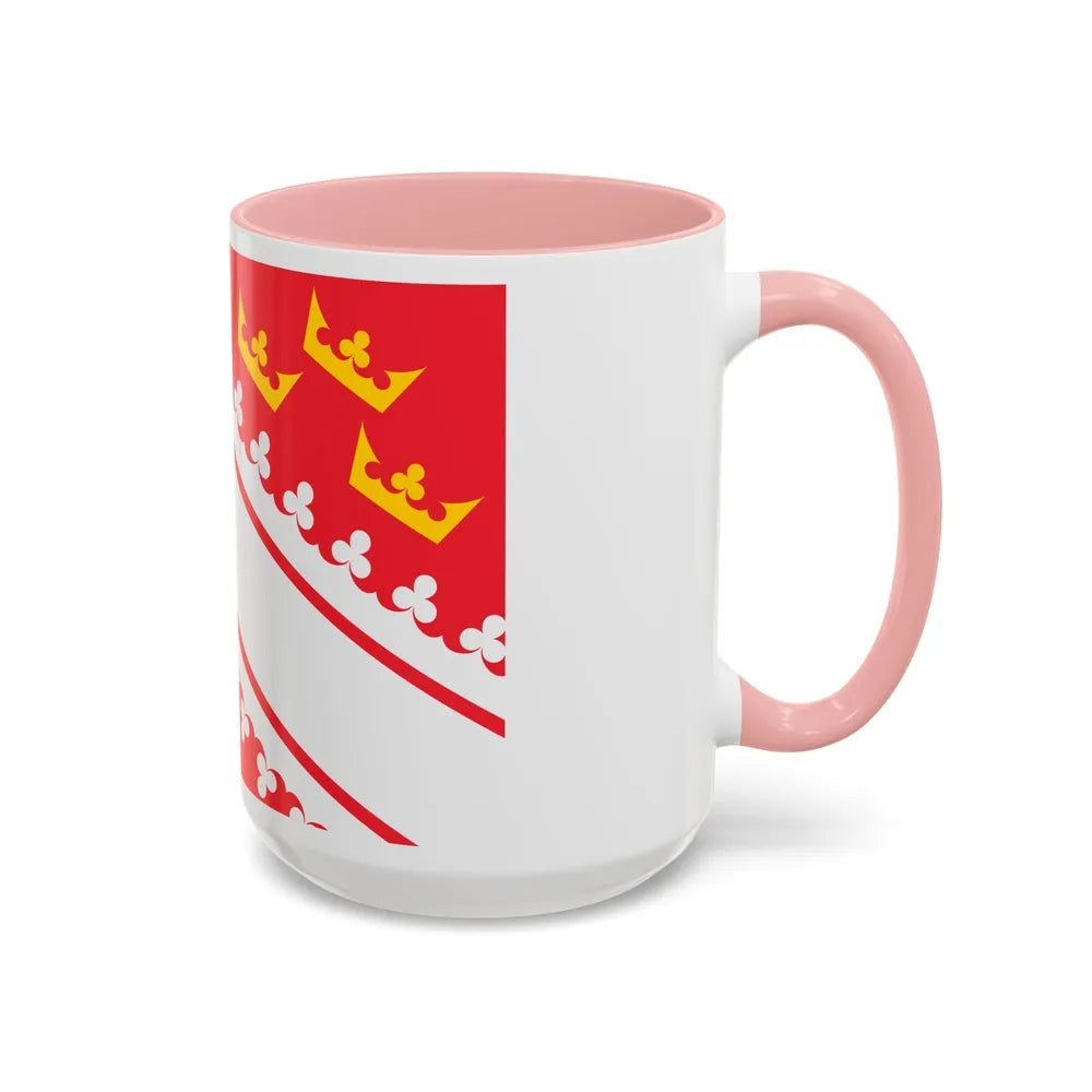 Flag of Alsace France - Accent Coffee Mug-Go Mug Yourself