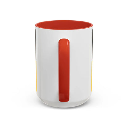 Flag of Gera Germany - Accent Coffee Mug-Go Mug Yourself