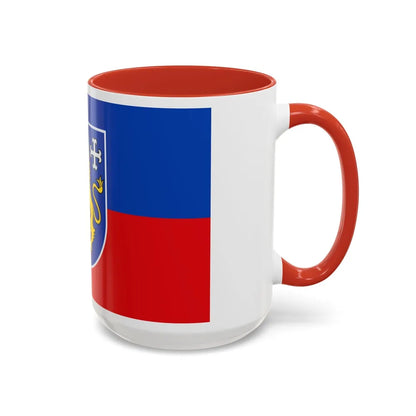 Flag of Friesland Germany - Accent Coffee Mug-Go Mug Yourself