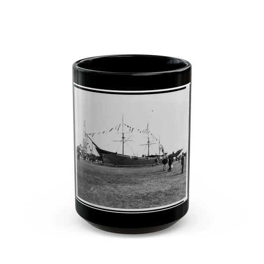 Encampment Of The G.A.R. In Washington, D.C., With Replica Of Ship (U.S. Civil War) Black Coffee Mug-15oz-Go Mug Yourself