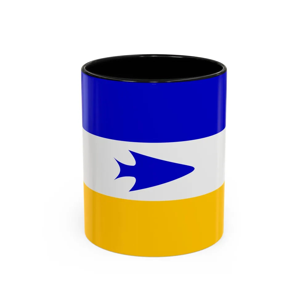 Flag of Mapuche - Accent Coffee Mug-11oz-Black-Go Mug Yourself