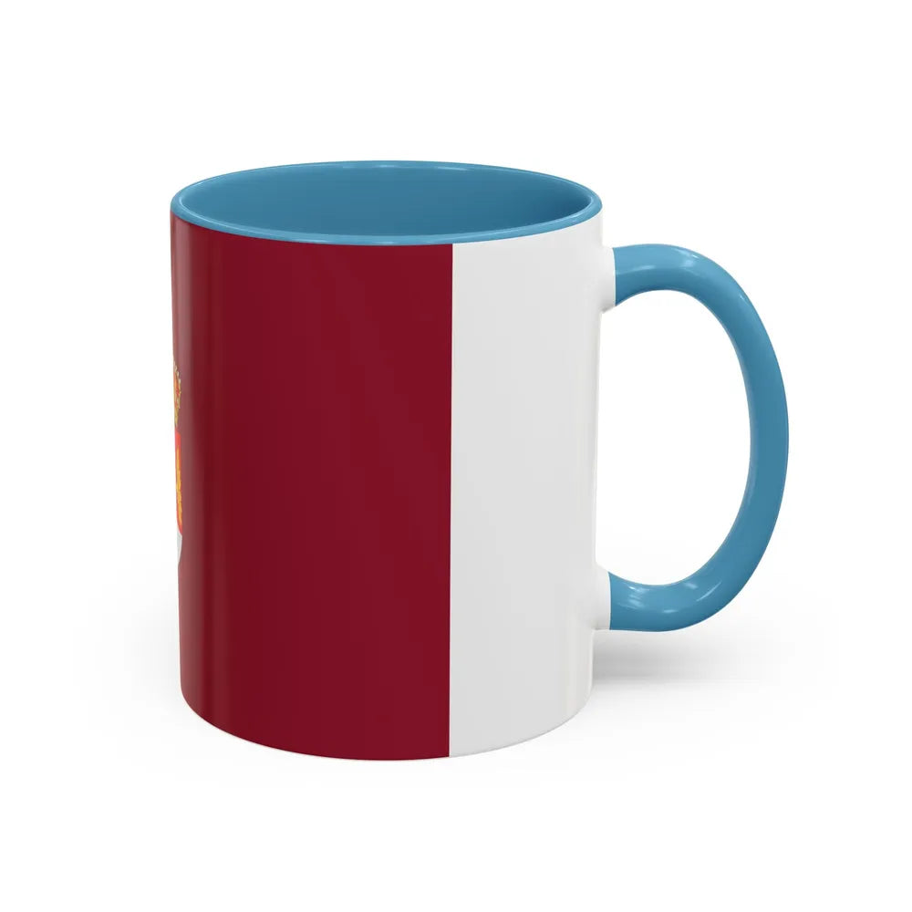 Flag of Albacete Spain - Accent Coffee Mug-Go Mug Yourself