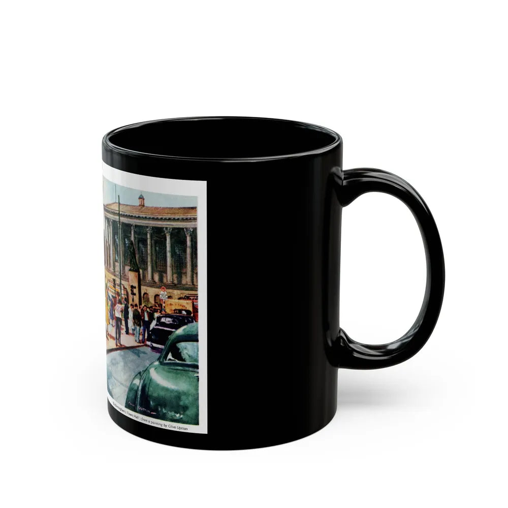 Brooke Bond Tea advertisement, 1955 - Black Coffee Mug-Go Mug Yourself