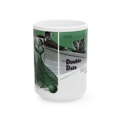 Double Date, Cosmopolitan, June 1939 - White Coffee Mug-15oz-Go Mug Yourself