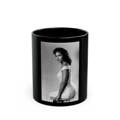 Dorothy Dandridge #72 (Vintage Female Icon) Black Coffee Mug-11oz-Go Mug Yourself