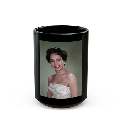 Dorothy Dandridge #16 (Vintage Female Icon) Black Coffee Mug-15oz-Go Mug Yourself