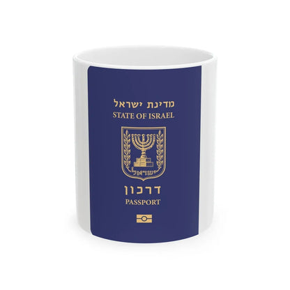 Israeli Passport - White Coffee Mug-11oz-Go Mug Yourself