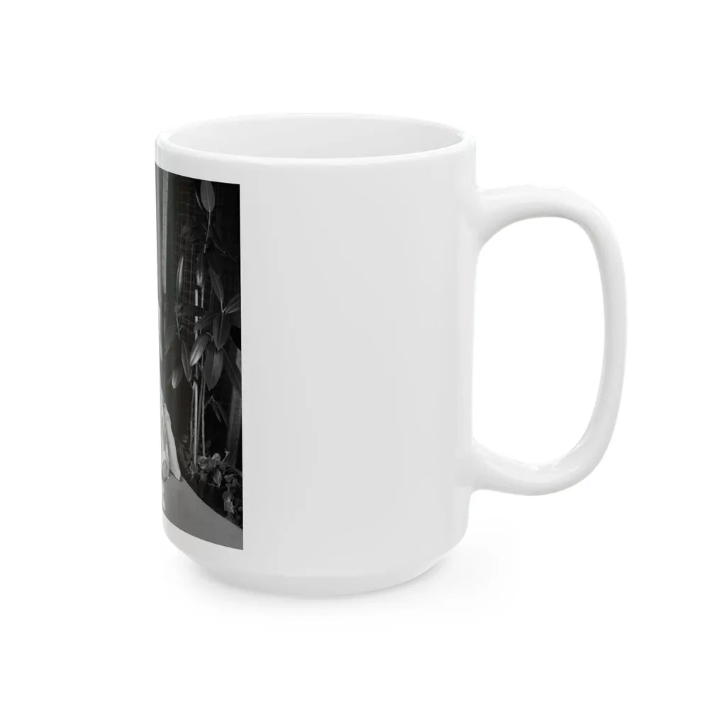 Julie Newmar #325 (Vintage Female Icon) White Coffee Mug-Go Mug Yourself