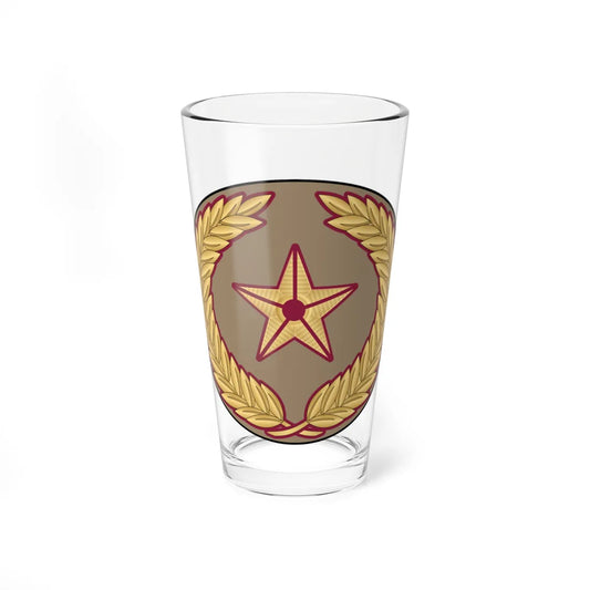 05. QELF WO2 (Qatar) (Military Rank) Pint Glass 16oz 16oz - Go Mug Yourself