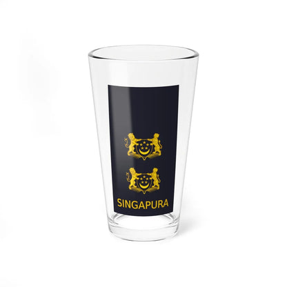 05 RSAF OF04a (Singapore) (Military Rank) Pint Glass 16oz 16oz - Go Mug Yourself