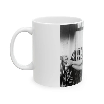 Debra Paget #366 (Vintage Female Icon) White Coffee Mug-Go Mug Yourself