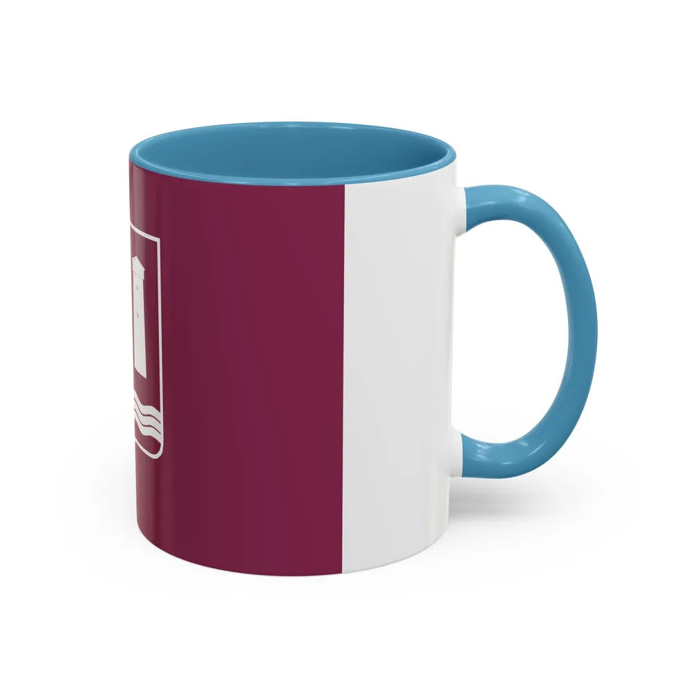 Flag of Ambrolauri Georgia - Accent Coffee Mug-Go Mug Yourself