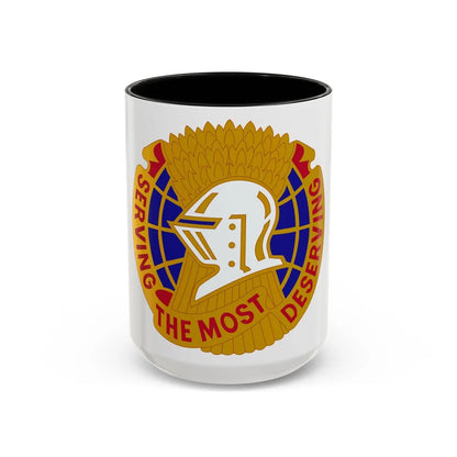 Troop Support Agency (U.S. Army) Accent Coffee Mug-15oz-Black-Go Mug Yourself