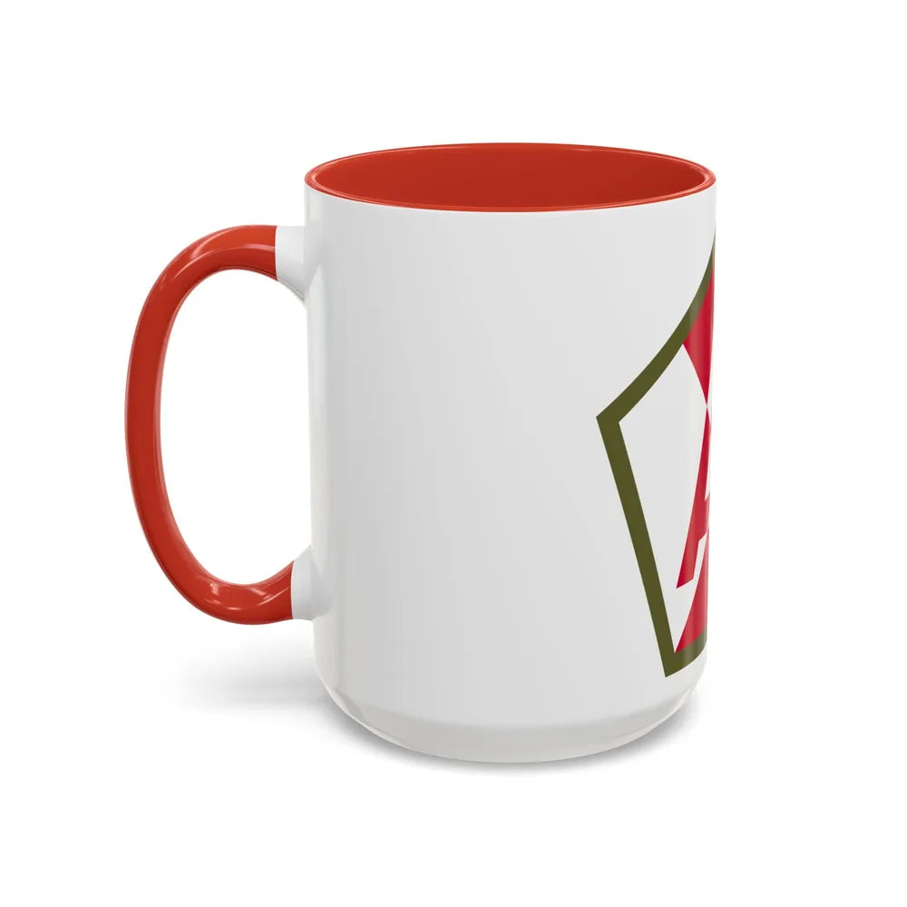 Fifteenth United States (U.S. Army) Accent Coffee Mug-Go Mug Yourself