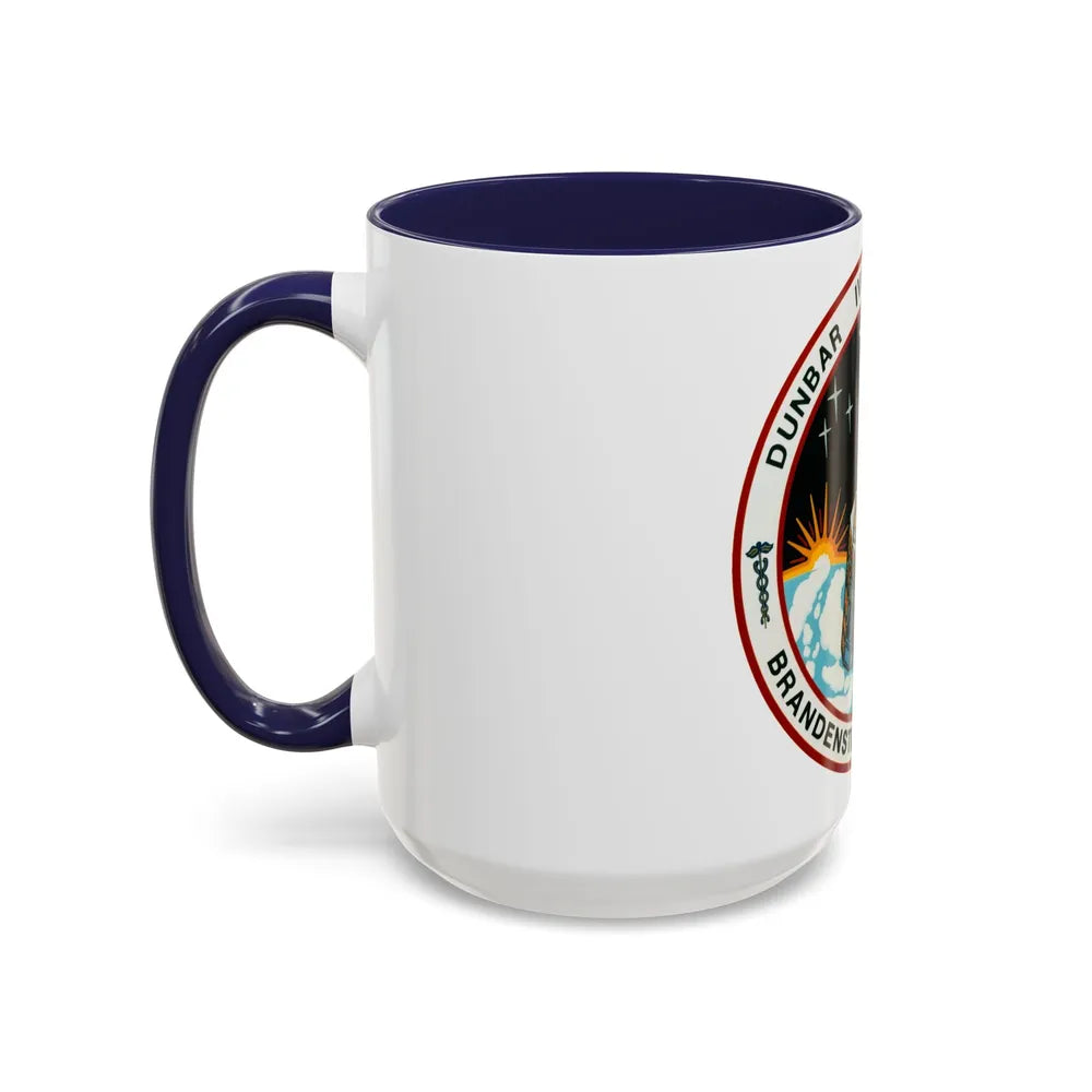 STS 32 (NASA) Accent Coffee Mug-Go Mug Yourself