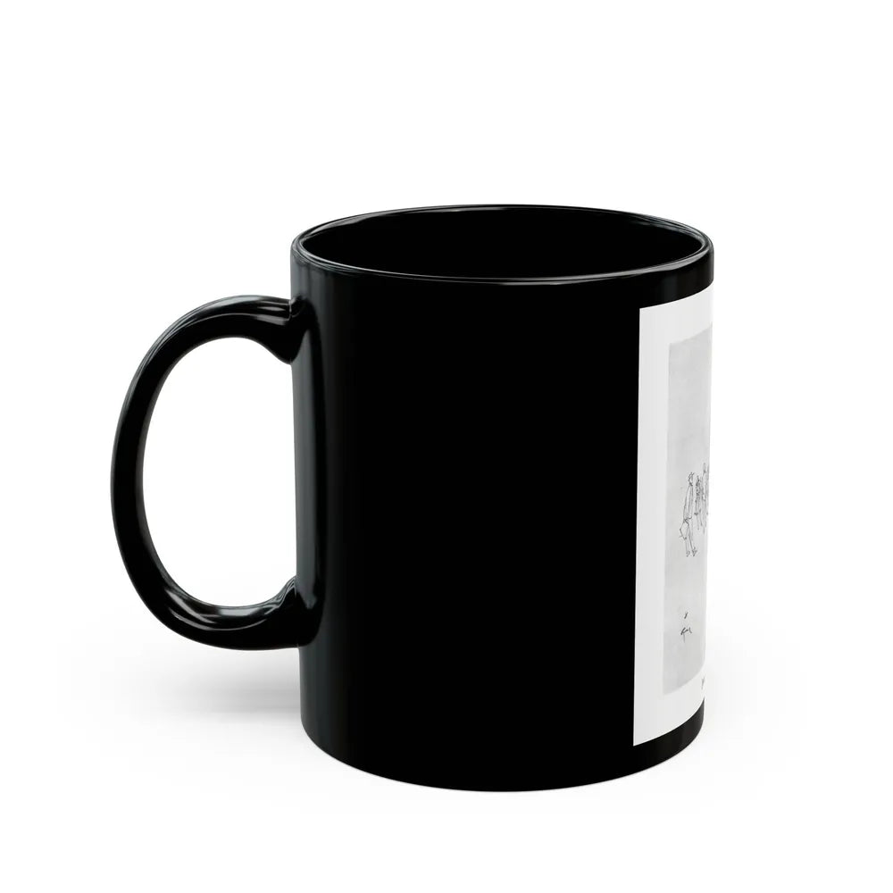 From the Jaye Oliver Archives, Jacques Costet, 1945 - Black Coffee Mug-Go Mug Yourself