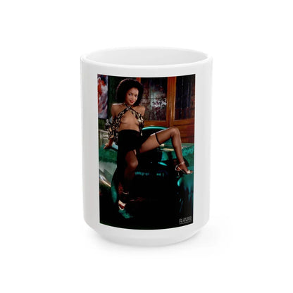 Ola Ray #36 (Vintage Female Icon) White Coffee Mug-15oz-Go Mug Yourself