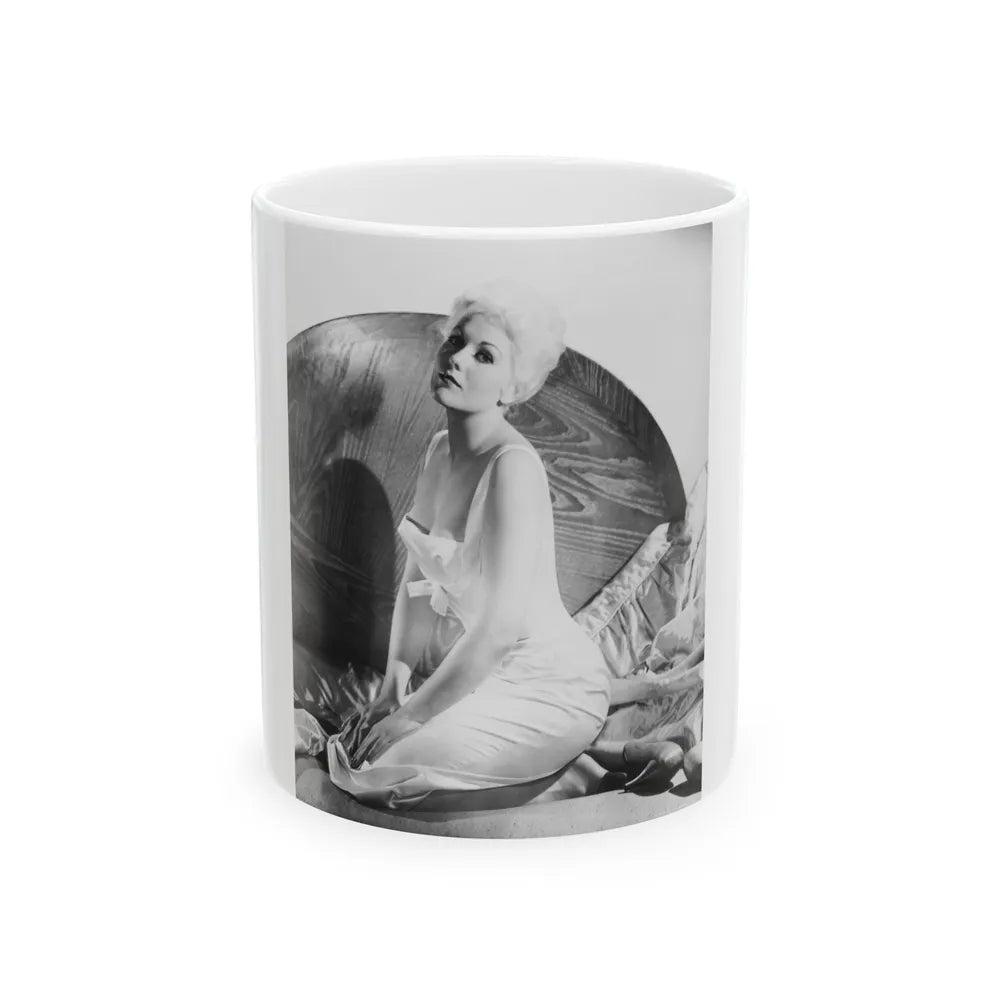 Kim Novak #267 (Vintage Female Icon) White Coffee Mug-11oz-Go Mug Yourself