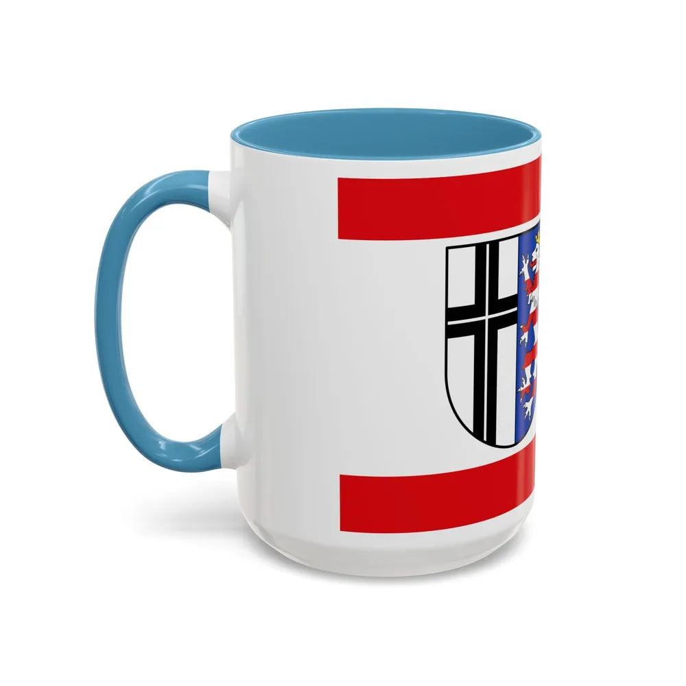 Flag of Fulda Germany - Accent Coffee Mug-Go Mug Yourself