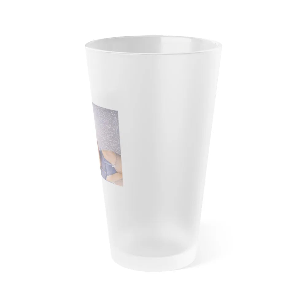 Linda Blair #233 - Partially Topless (Vintage Female Icon) Frosted Pint 16oz-Go Mug Yourself