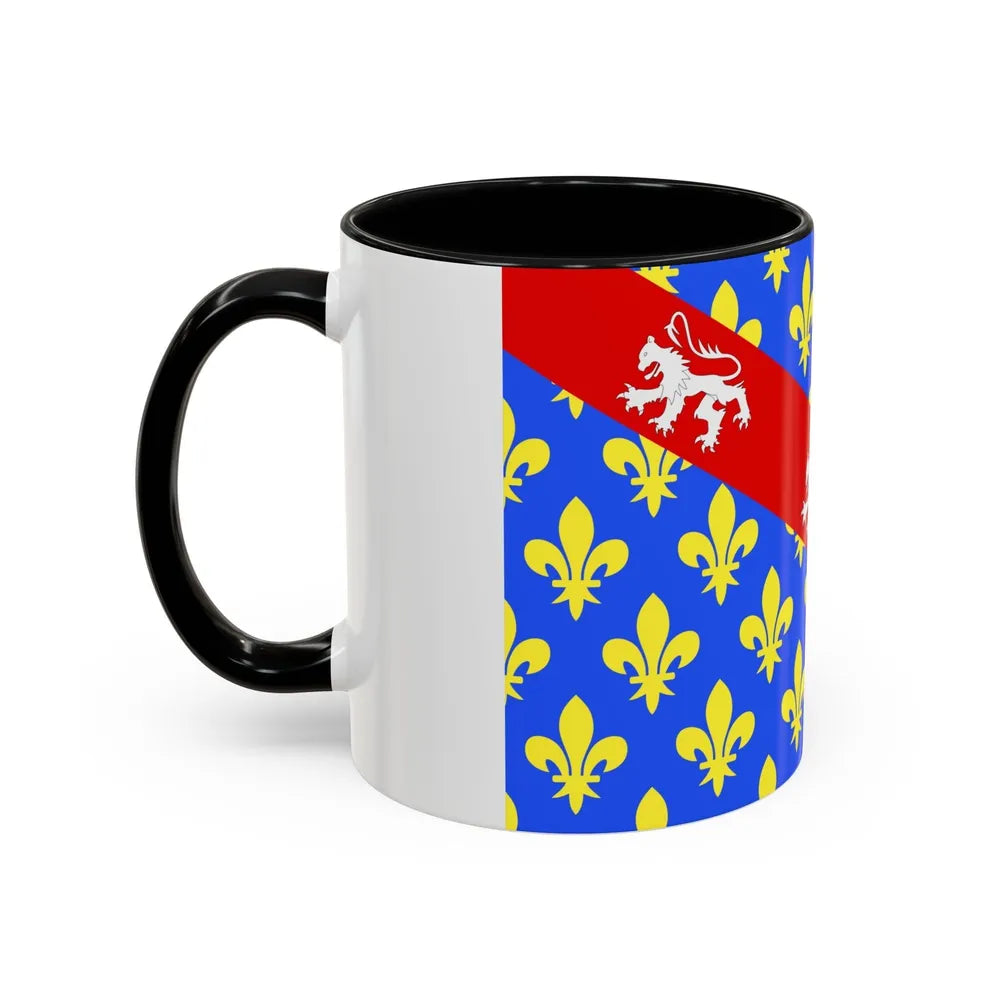 Flag of Creuse France - Accent Coffee Mug-Go Mug Yourself