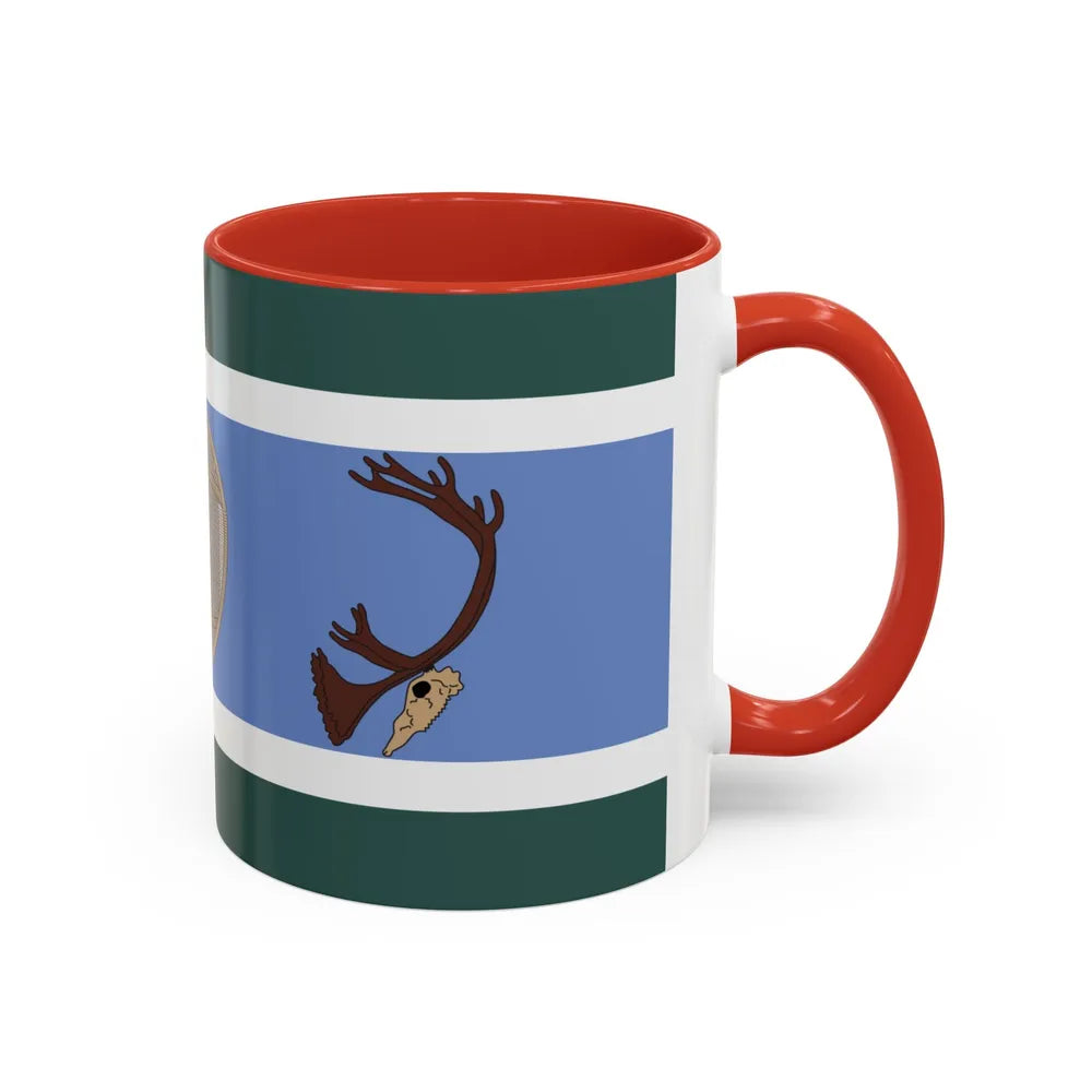 Innu Nation Flag - Accent Coffee Mug-Go Mug Yourself