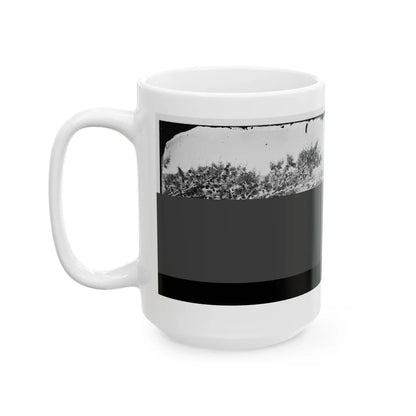 Cumberland Landing, Va. Federal Encampment; View From Tree (U.S. Civil War) White Coffee Mug-Go Mug Yourself