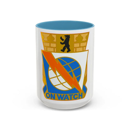 Field Station Berlin (U.S. Army) Accent Coffee Mug-15oz-Light Blue-Go Mug Yourself