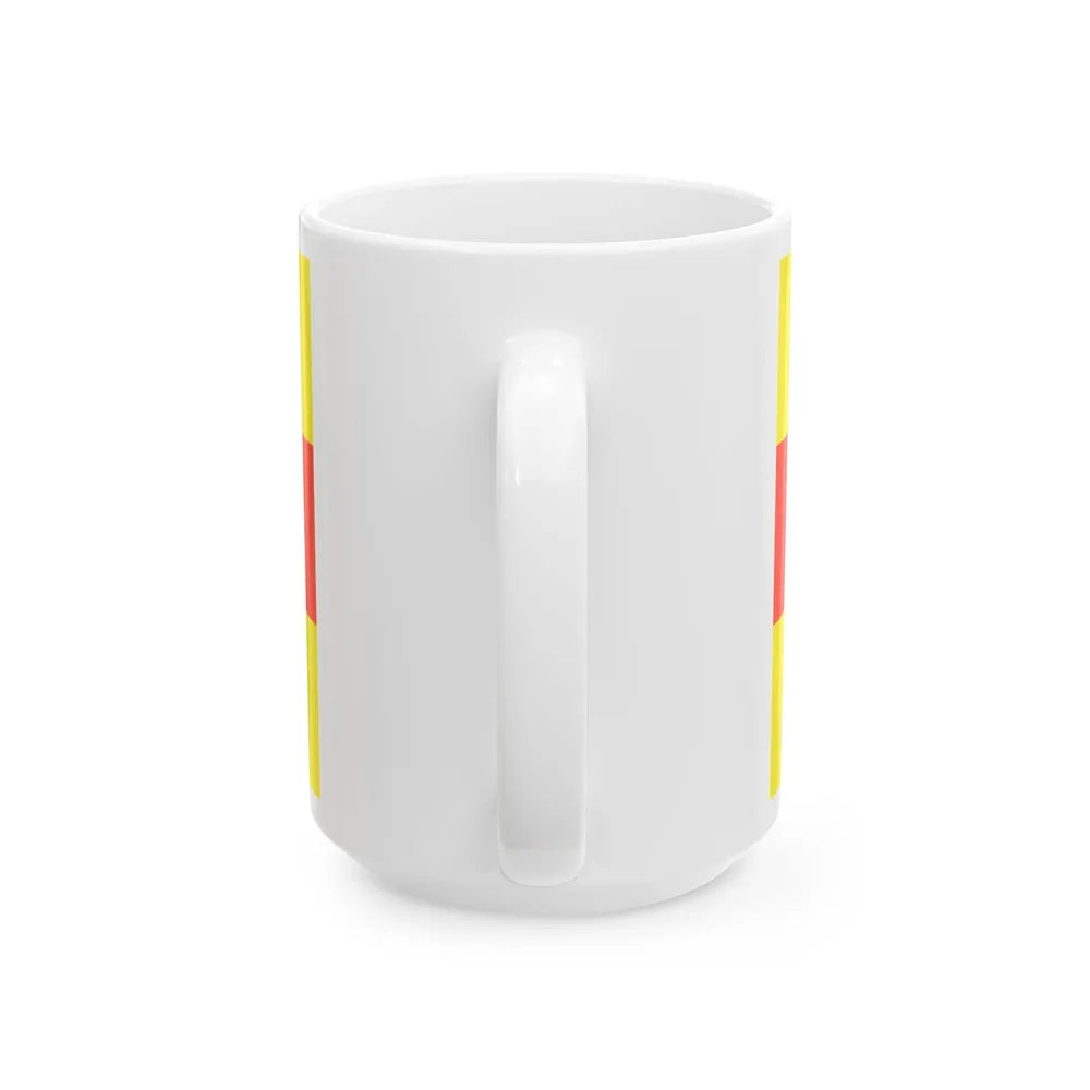 Flag of Baden Baden Germany - White Coffee Mug-Go Mug Yourself