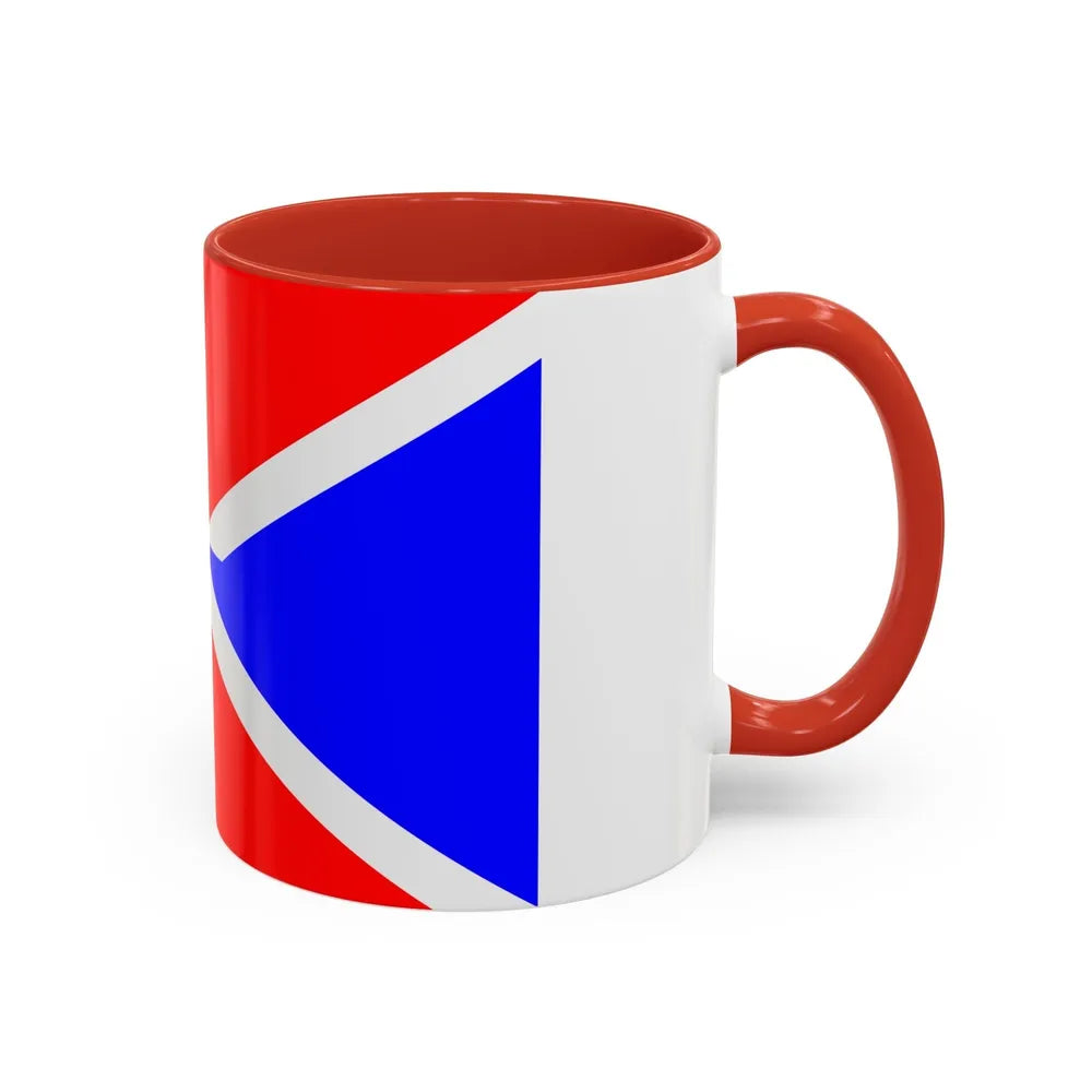 Flag of Dingli Malta - Accent Coffee Mug-Go Mug Yourself