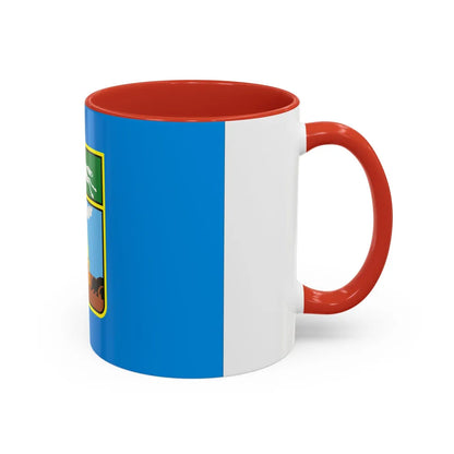 Flag of Barnaul Russia - Accent Coffee Mug-Go Mug Yourself